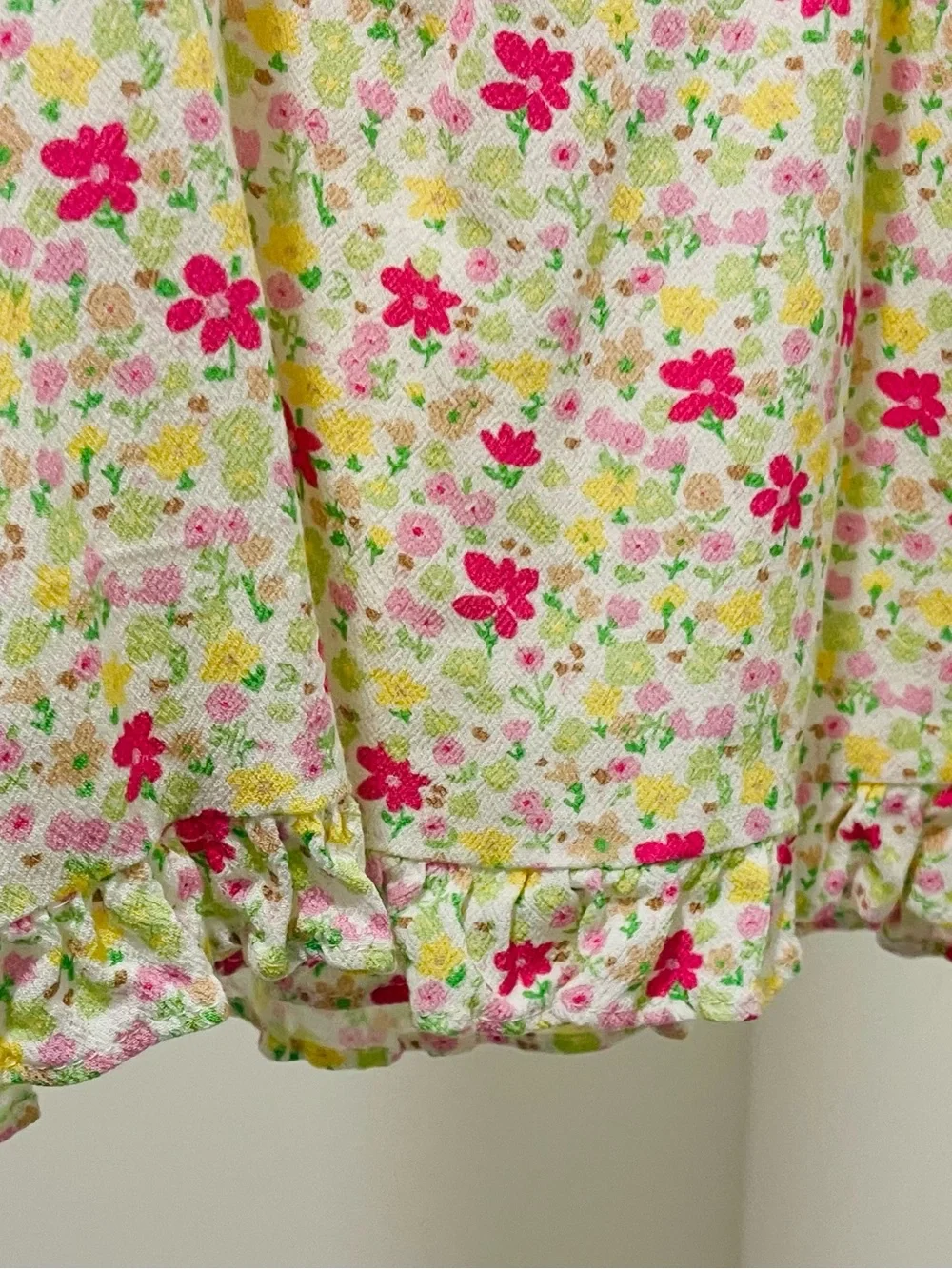 Charlie Holiday Floral Ruffle Mini Dress EUC - Picture 6 of 16